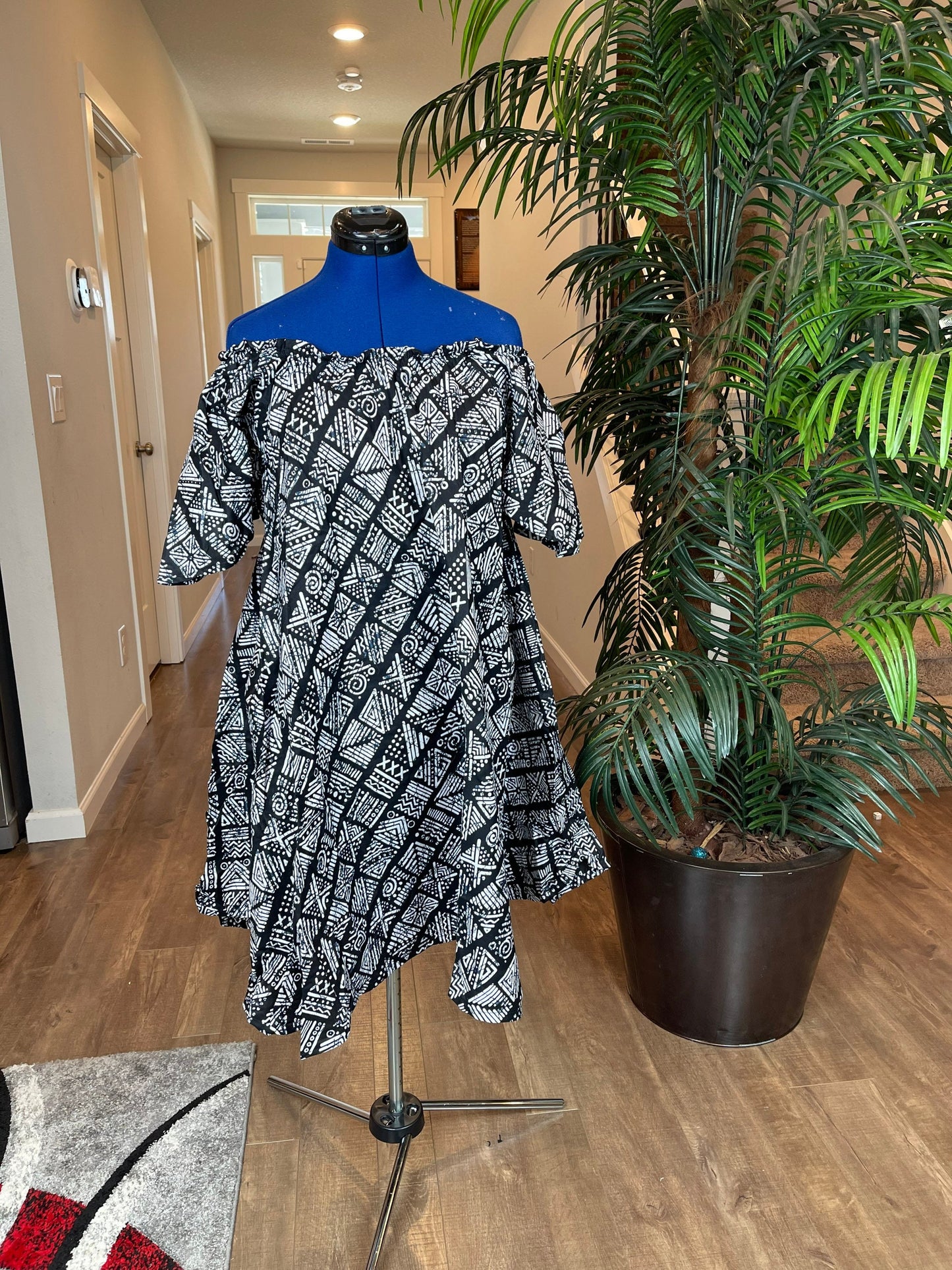 African Dress/Plus Size Dress/African Clothing For Women/Black Dress/Ankara Dress/Black Dress/Dress