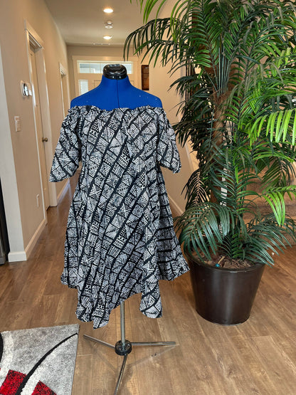 African Dress/Plus Size Dress/African Clothing For Women/Black Dress/Ankara Dress/Black Dress/Dress