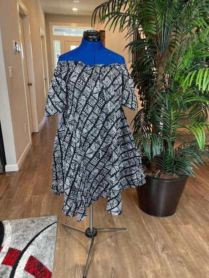 African Dress/Plus Size Dress/African Clothing For Women/Black Dress/Ankara Dress/Black Dress/Dress