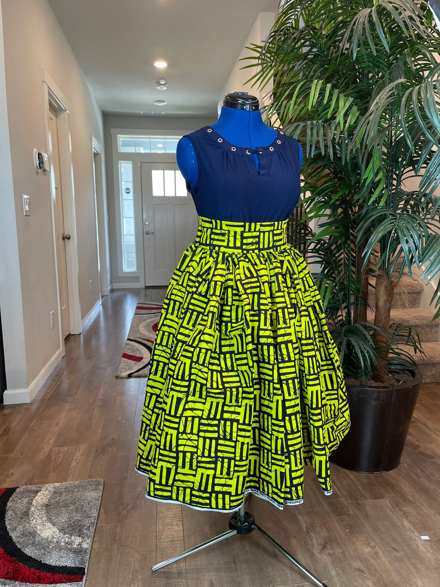 African Skirt/Maxi Skirt/Ankara Skirt/VA104/African Clothing