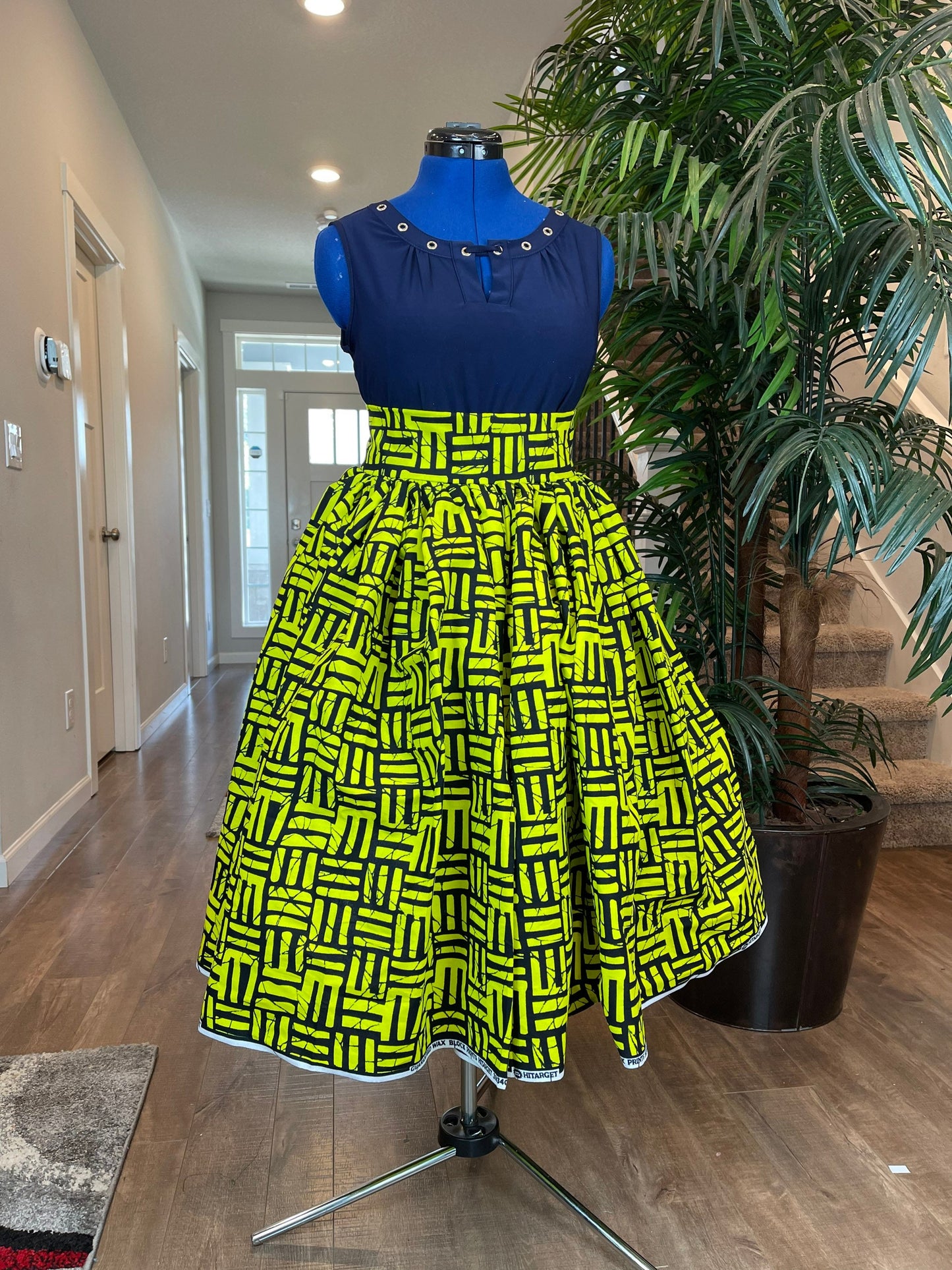 African Skirt/Maxi Skirt/Ankara Skirt/VA104/African Clothing