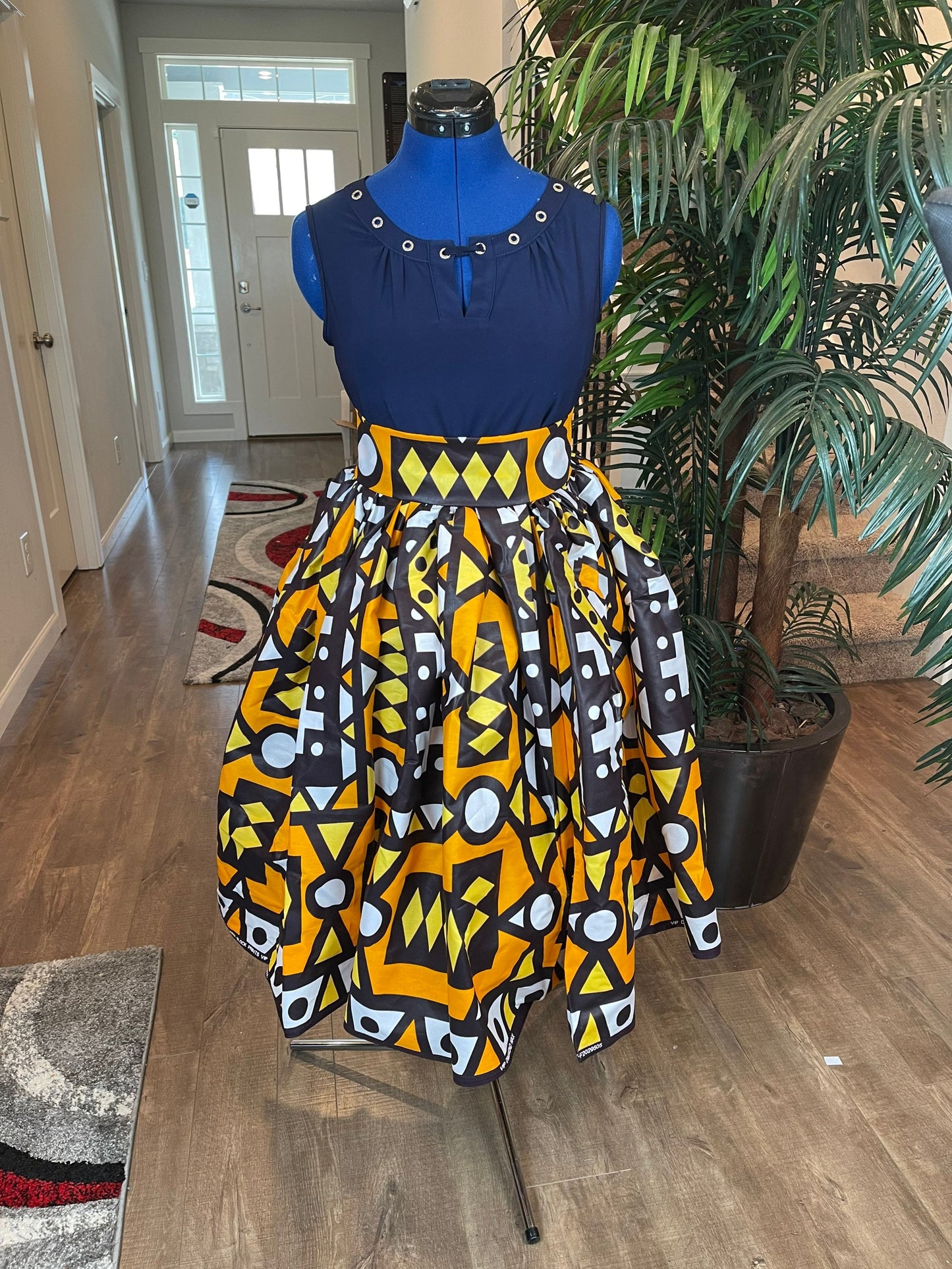 African Skirt/African Clothing/Maxi Skirt/Plus Size Skirt/VA52