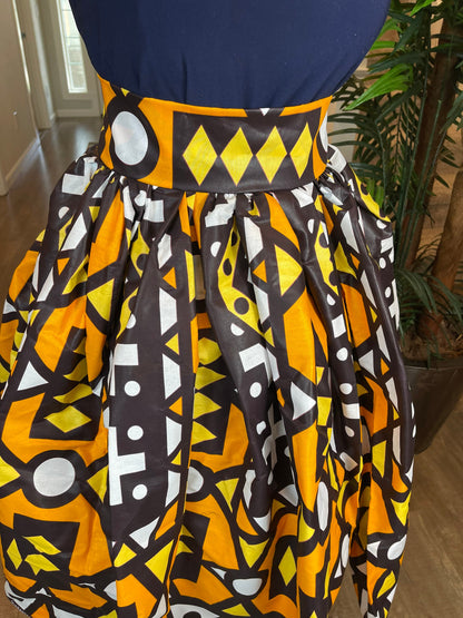 African Skirt/African Clothing/Maxi Skirt/Plus Size Skirt/VA52