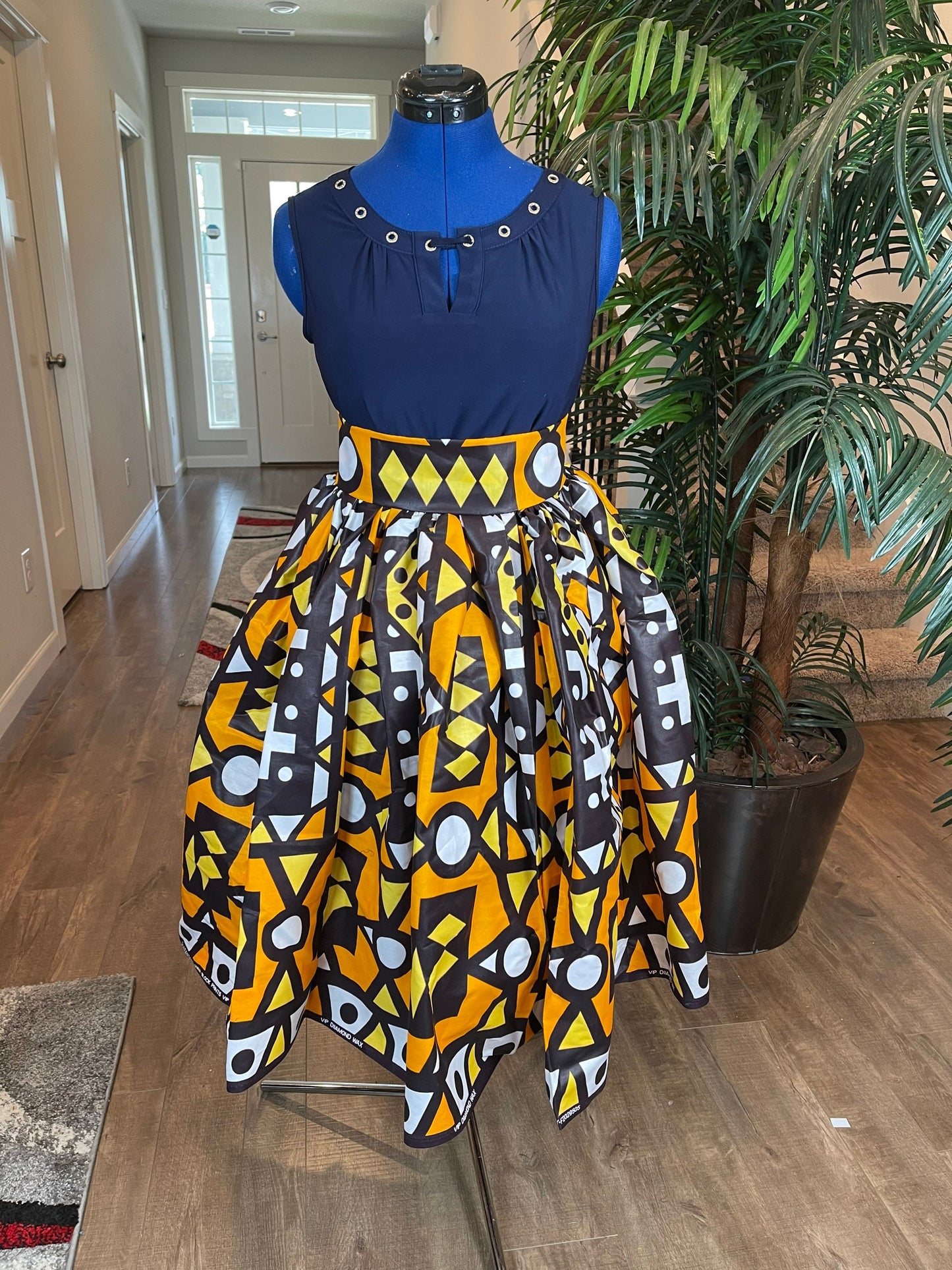 African Skirt/African Clothing/Maxi Skirt/Plus Size Skirt/VA52