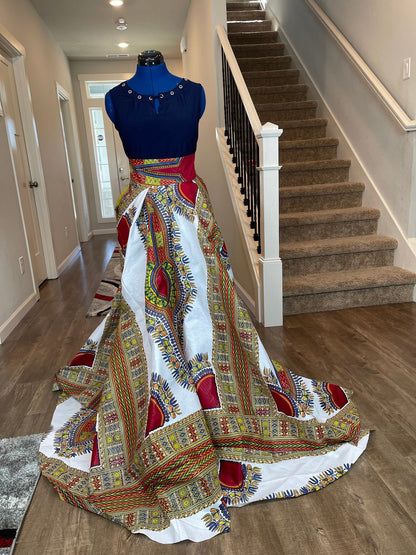 African Skirt/Ankara Skirt/African Clothing/VA38