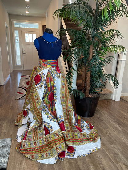 African Skirt/Ankara Skirt/African Clothing/VA38