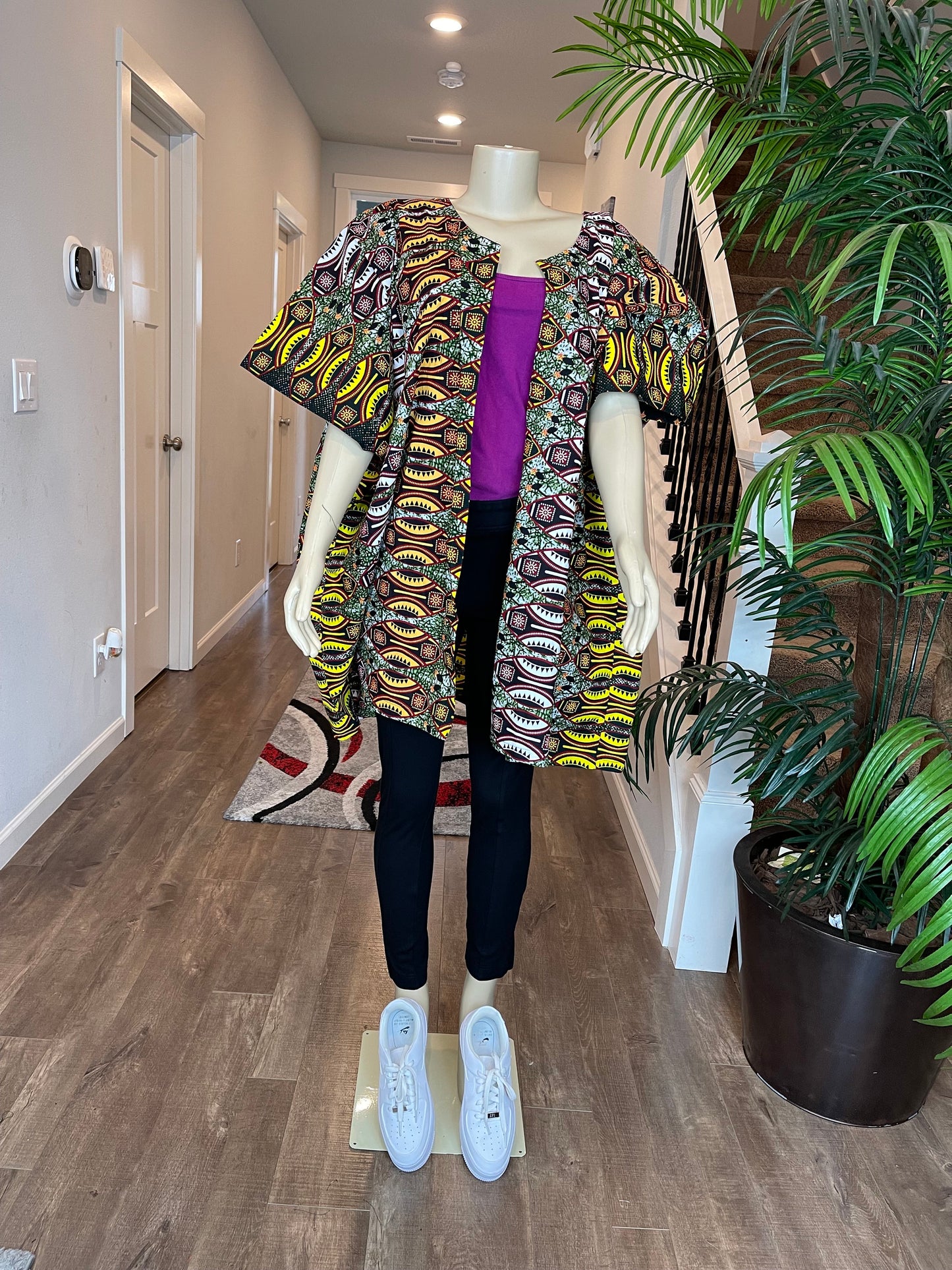 African women clothing/Danshiki Poncho/Poncho/Oversized kimono/African dress /Ethnic Kaftan Tunic//Ankara kimono/African top/African duster