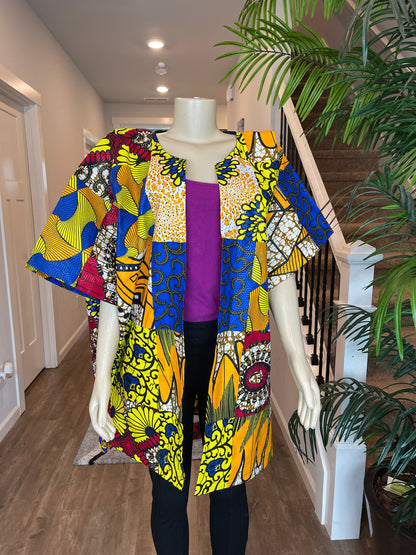 African Kimono/Ankara Kimono/African Duster/VA119