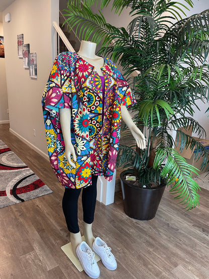African women clothing/Danshiki Poncho/Poncho/Oversized kimono/African jacket/Ready to ship kimono/Ankara kimono/African top/African duster