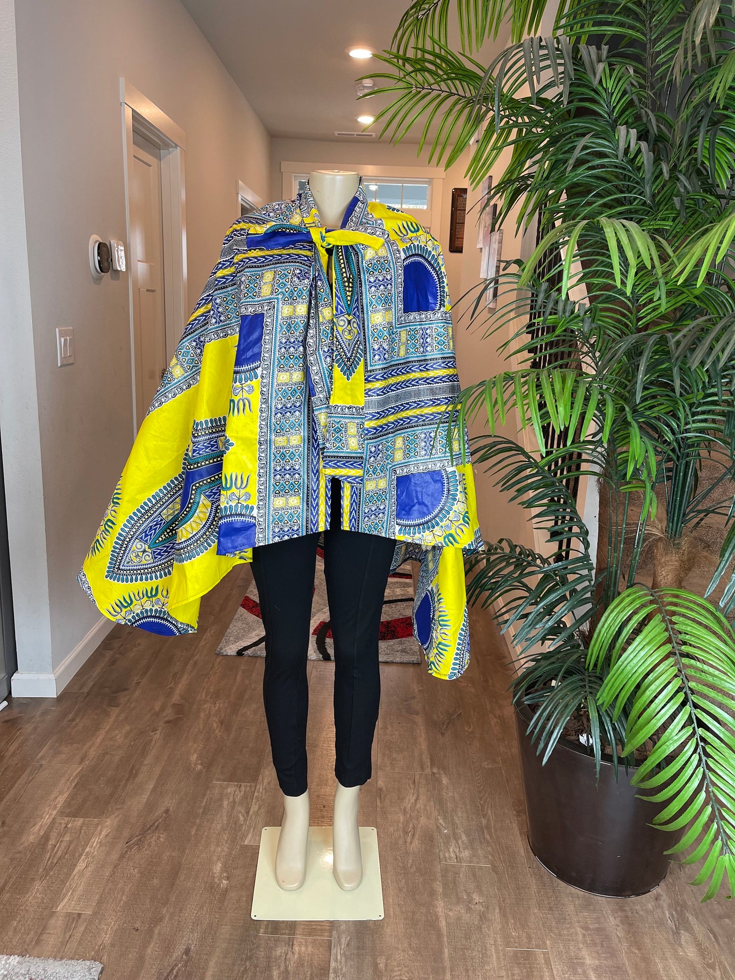 African Cape/Cape/Shoulder Cape/Ankara Cape/VA120