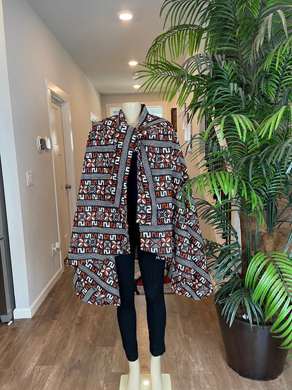 African Cape/Cape Shawl/Cape Abaya/Brown Cape/Shoulder Cape/Neck Cape/African Clothing For Women/Plus Size Clothing/Ethnic/Ankara Tops/Blous