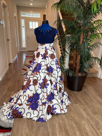 African Skirt/Ankara Skirt/Maxi Skirt/DT6