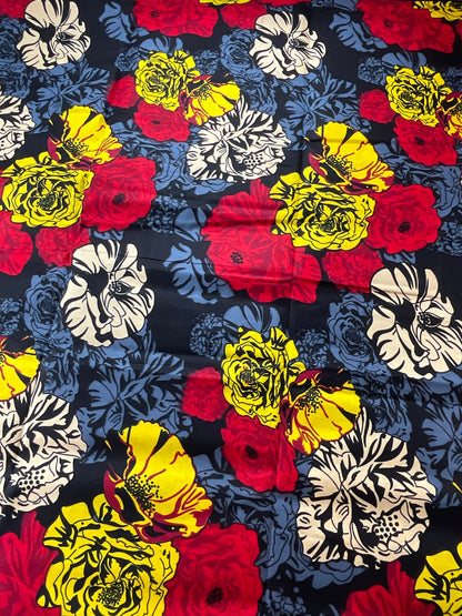 African Fabric/African prints/ Ankara fabric/ Wax print/ African fabric for crafts/ African headwrap/ African fabric/Mk807
