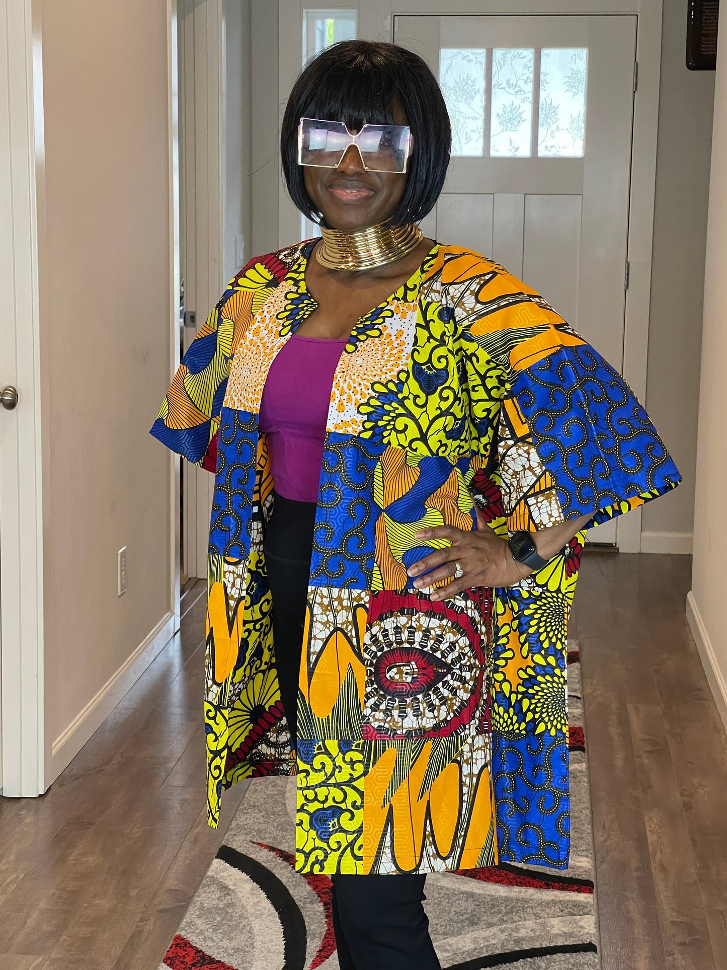 African Kimono/Ankara Kimono/African Duster/VA119