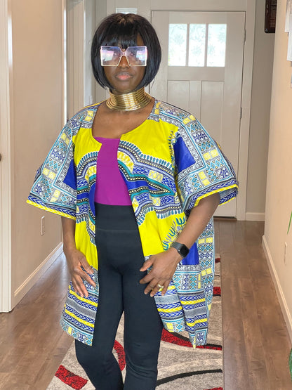 African Kimono/Oversized kimono/Ankara Kimono/VA118