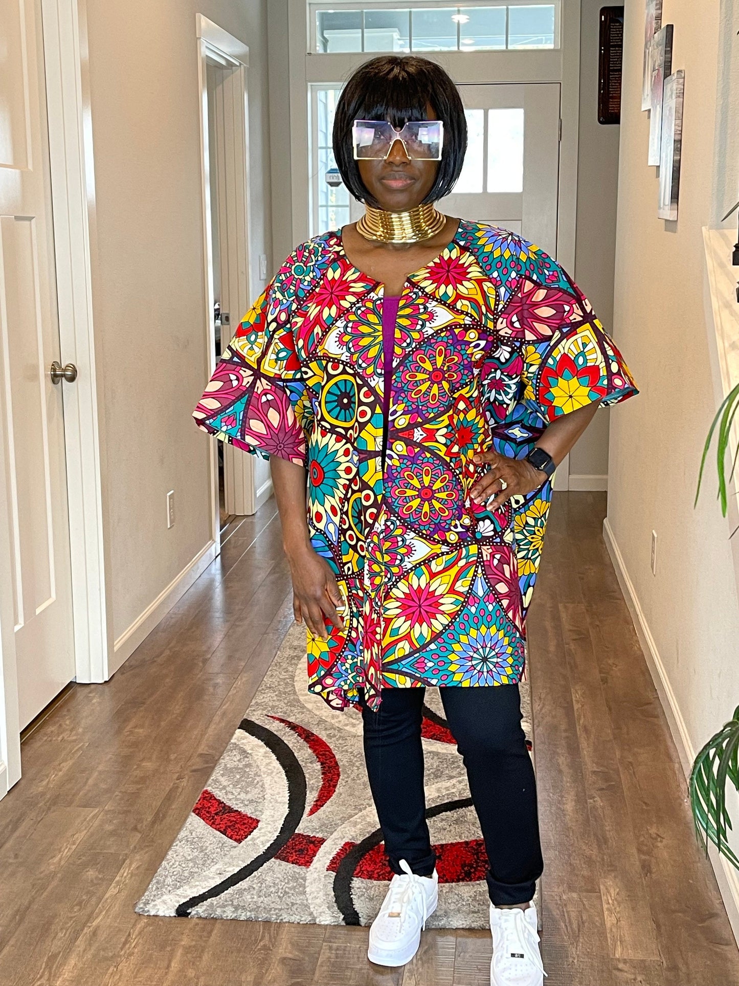 African women clothing/Danshiki Poncho/Poncho/Oversized kimono/African jacket/Ready to ship kimono/Ankara kimono/African top/African duster