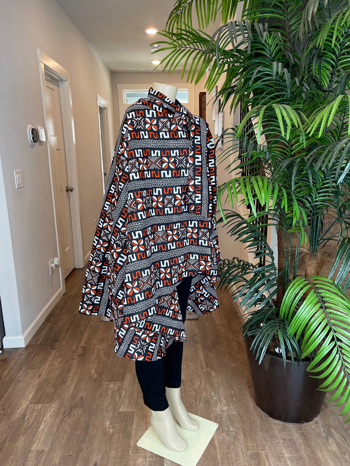 African Cape/Cape Shawl/Cape Abaya/Brown Cape/Shoulder Cape/Neck Cape/African Clothing For Women/Plus Size Clothing/Ethnic/Ankara Tops/Blous