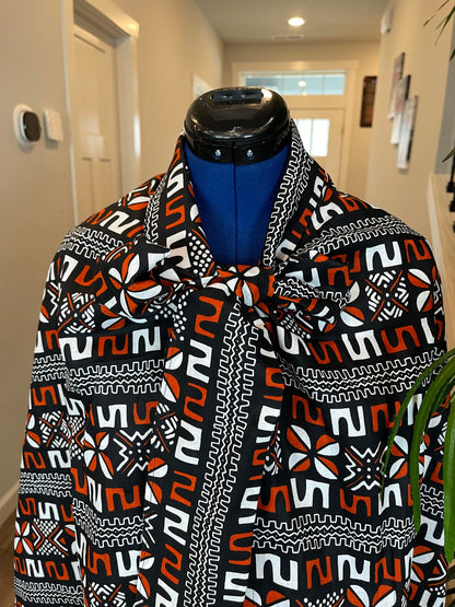 African Cape/Cape Shawl/Cape Abaya/Brown Cape/Shoulder Cape/Neck Cape/African Clothing For Women/Plus Size Clothing/Ethnic/Ankara Tops/Blous