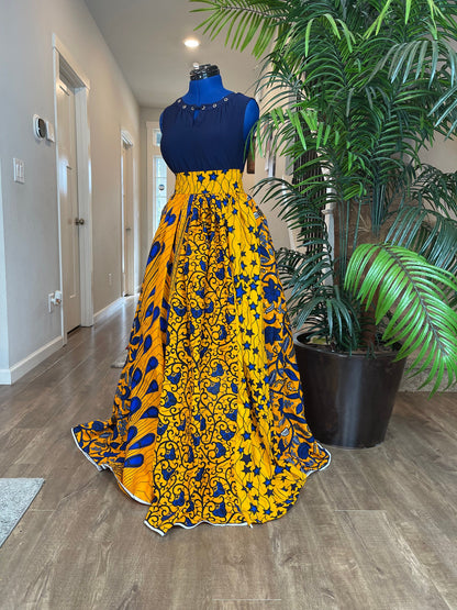 African clothing maxi skirt/ African women clothing/ Ankara maxi skirt/ African print skirt/ Ankara long skirt/ latest African fashion skirt