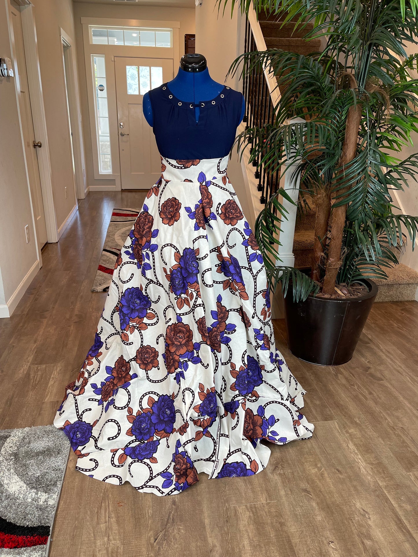 African Skirt/Ankara Skirt/Maxi Skirt/DT6