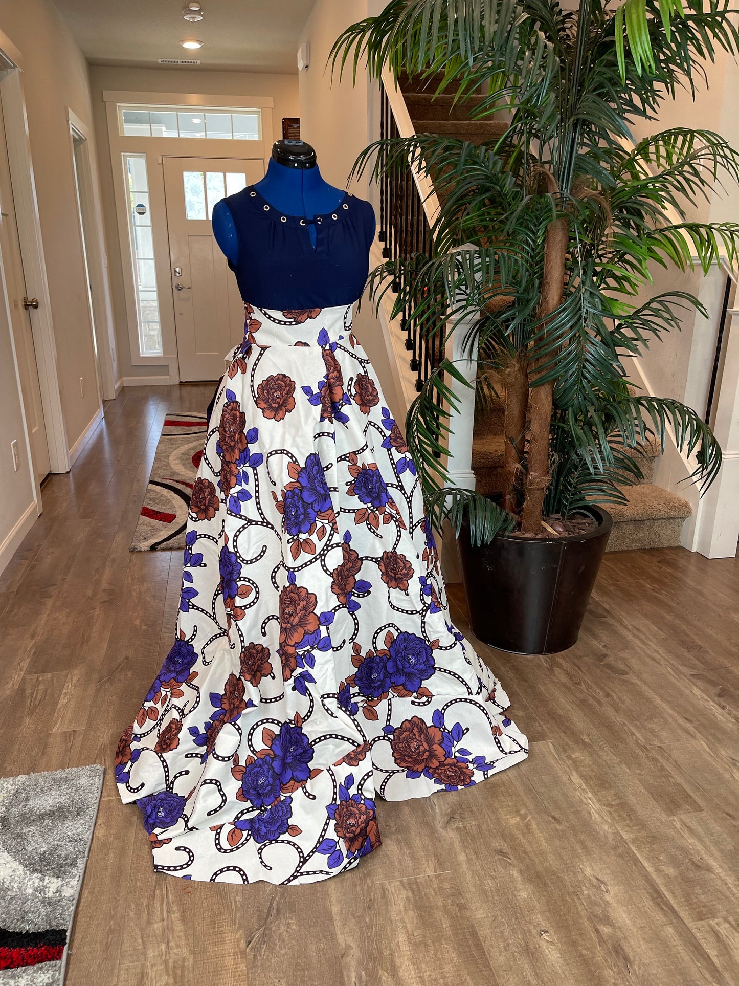 African Skirt/Ankara Skirt/Maxi Skirt/DT6