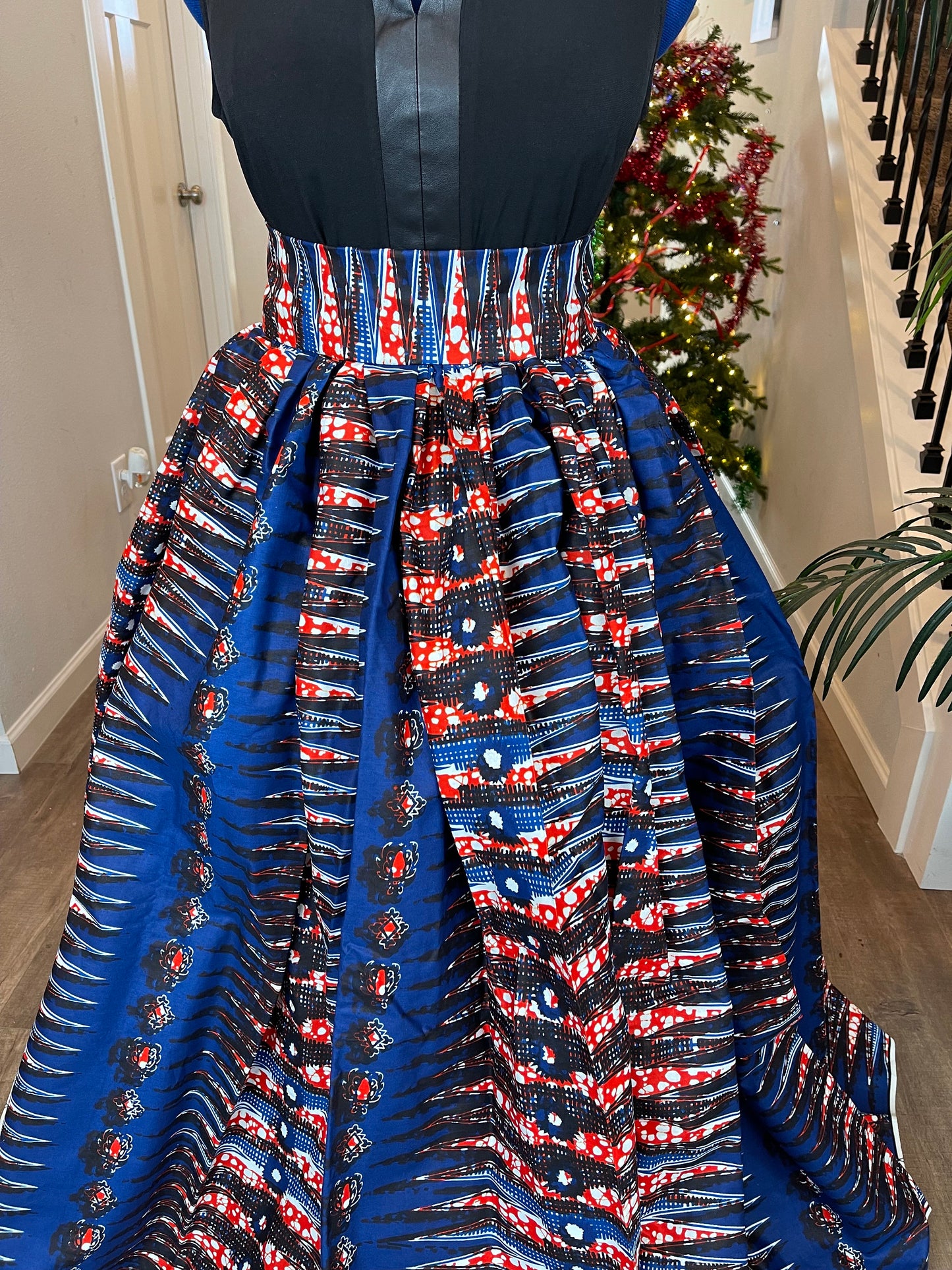 African Skirt/Ankara Skirt/Maxi Skirt/VA55