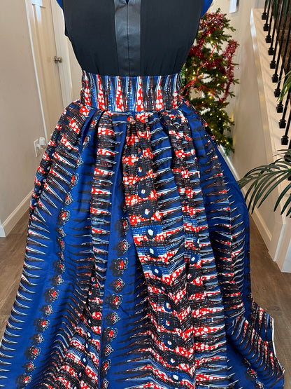 African Skirt/Ankara Skirt/Maxi Skirt/VA55