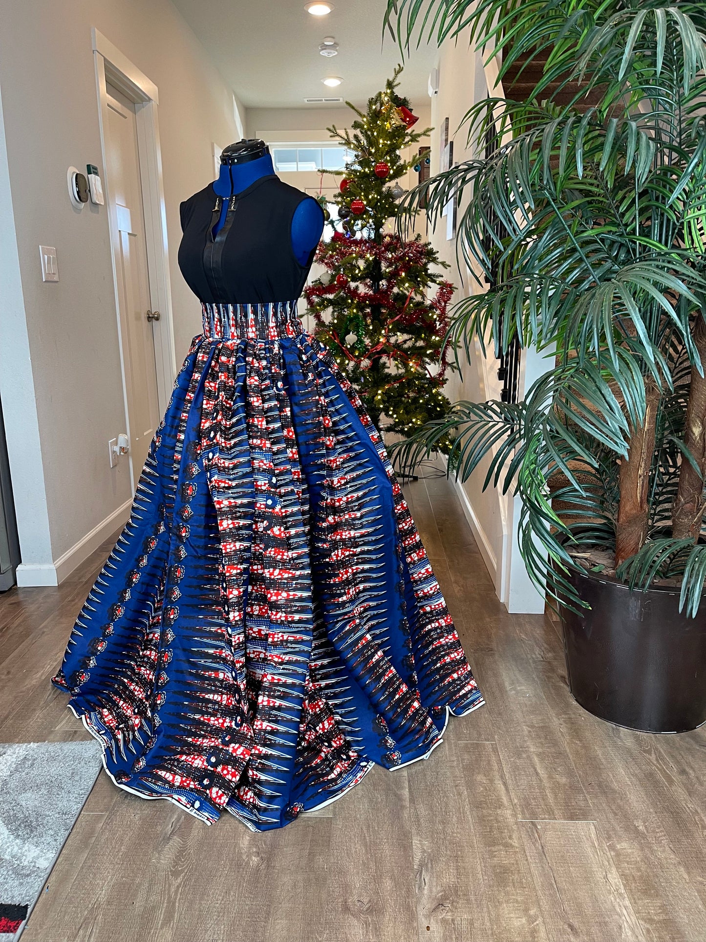 African Skirt/Ankara Skirt/Maxi Skirt/VA55