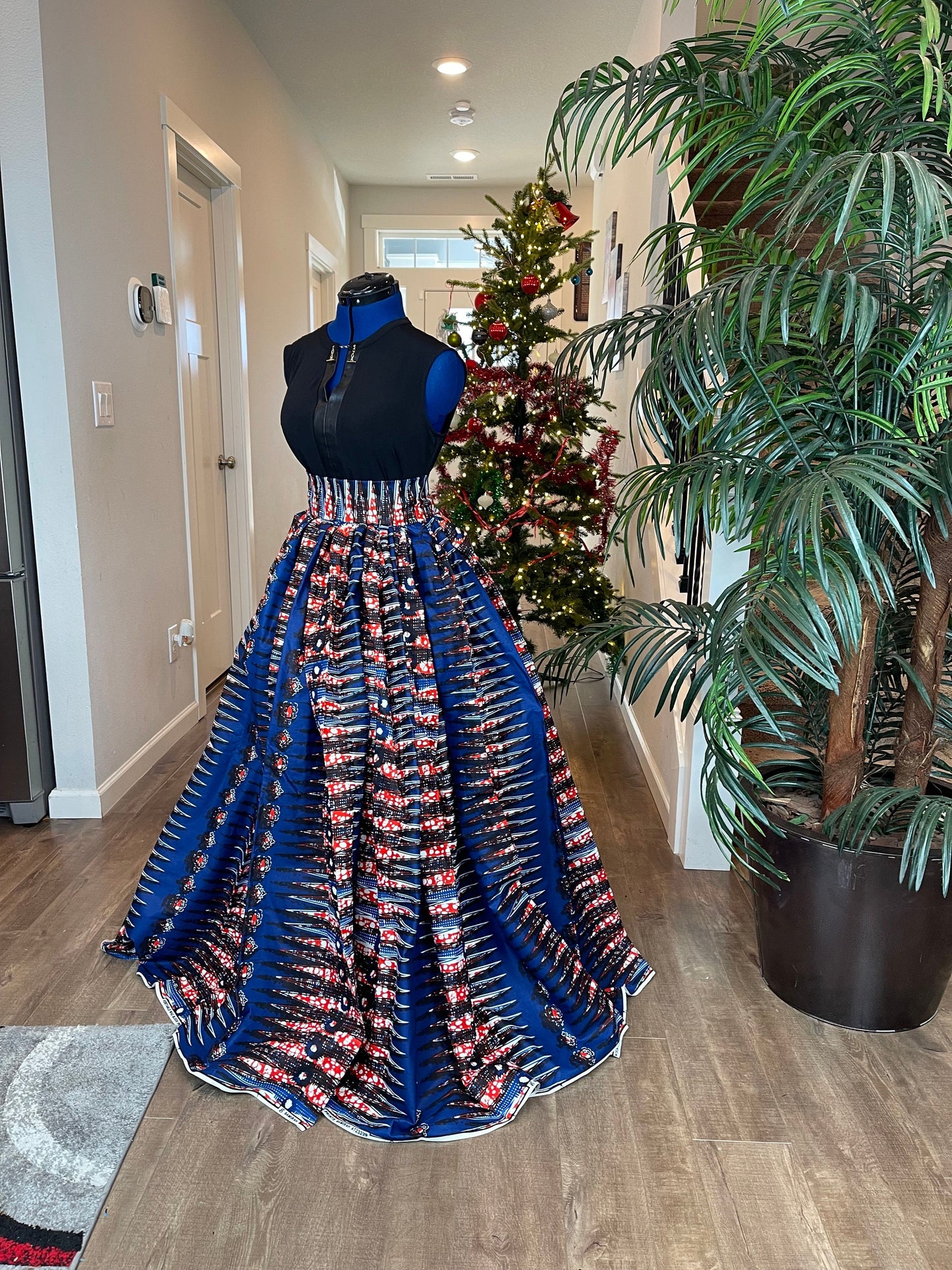 African Skirt/Ankara Skirt/Maxi Skirt/VA55