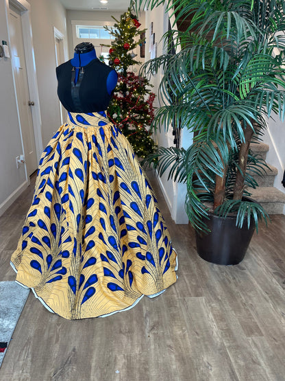 African clothing/Ankara Skirt/African Clothing/VA59