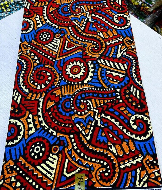 Wine African Fabric/African prints/ Ankara fabric/ Wax print/ African fabric for crafts/ African headwrap/ African clothing/MK908T