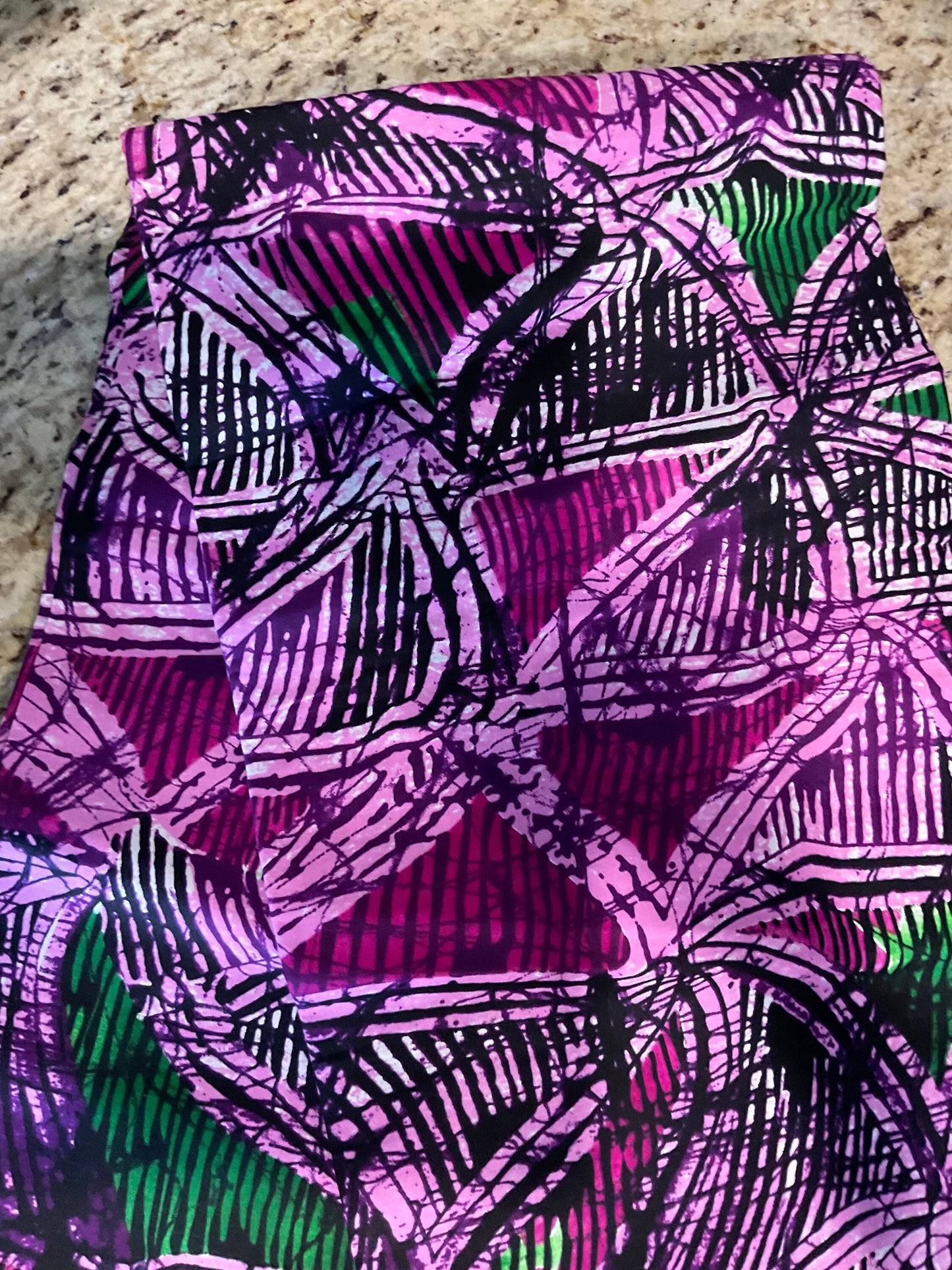 African Fabric/African prints/ Ankara fabric/ Wax print/ African fabric for crafts/ African headwrap/ African clothing/MK908/Pink African F