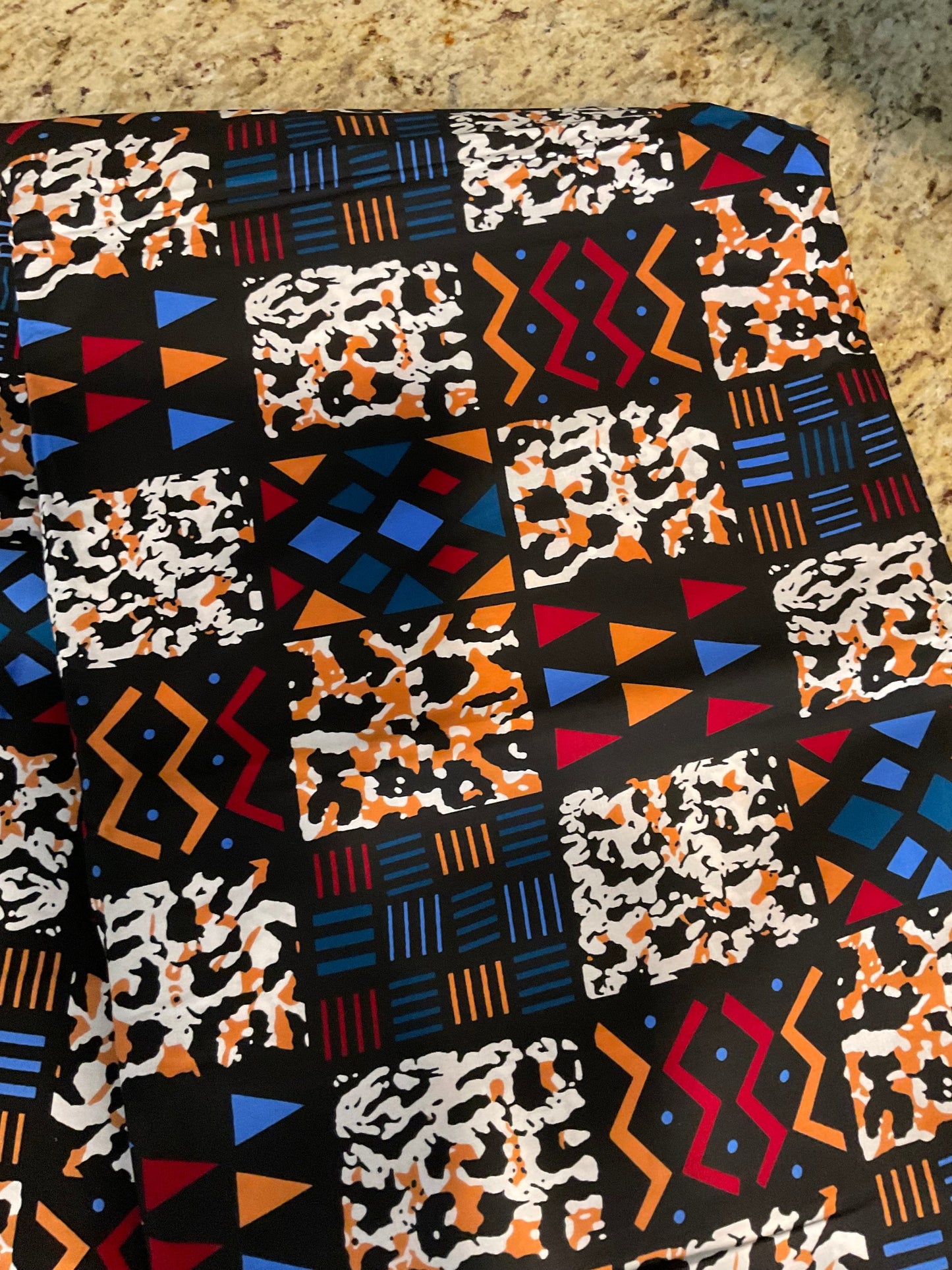 African Fabric/African prints/ Ankara fabric/ Wax print for dress/ African fabric for crafts/ African fabric for quil/MK503