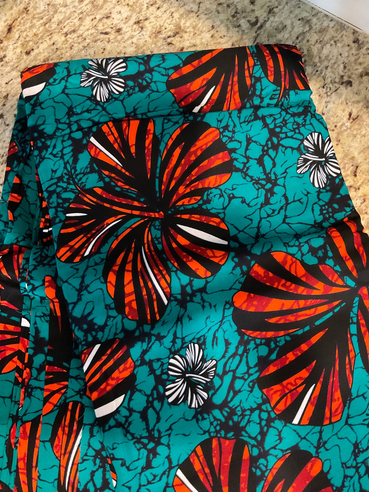 Multicolor African Fabric/African prints/ Ankara fabric/ African fabric per yard/ African fabric for crafts/ African fabri/DK26