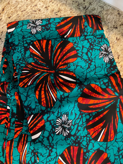 Multicolor African Fabric/African prints/ Ankara fabric/ African fabric per yard/ African fabric for crafts/ African fabri/DK26