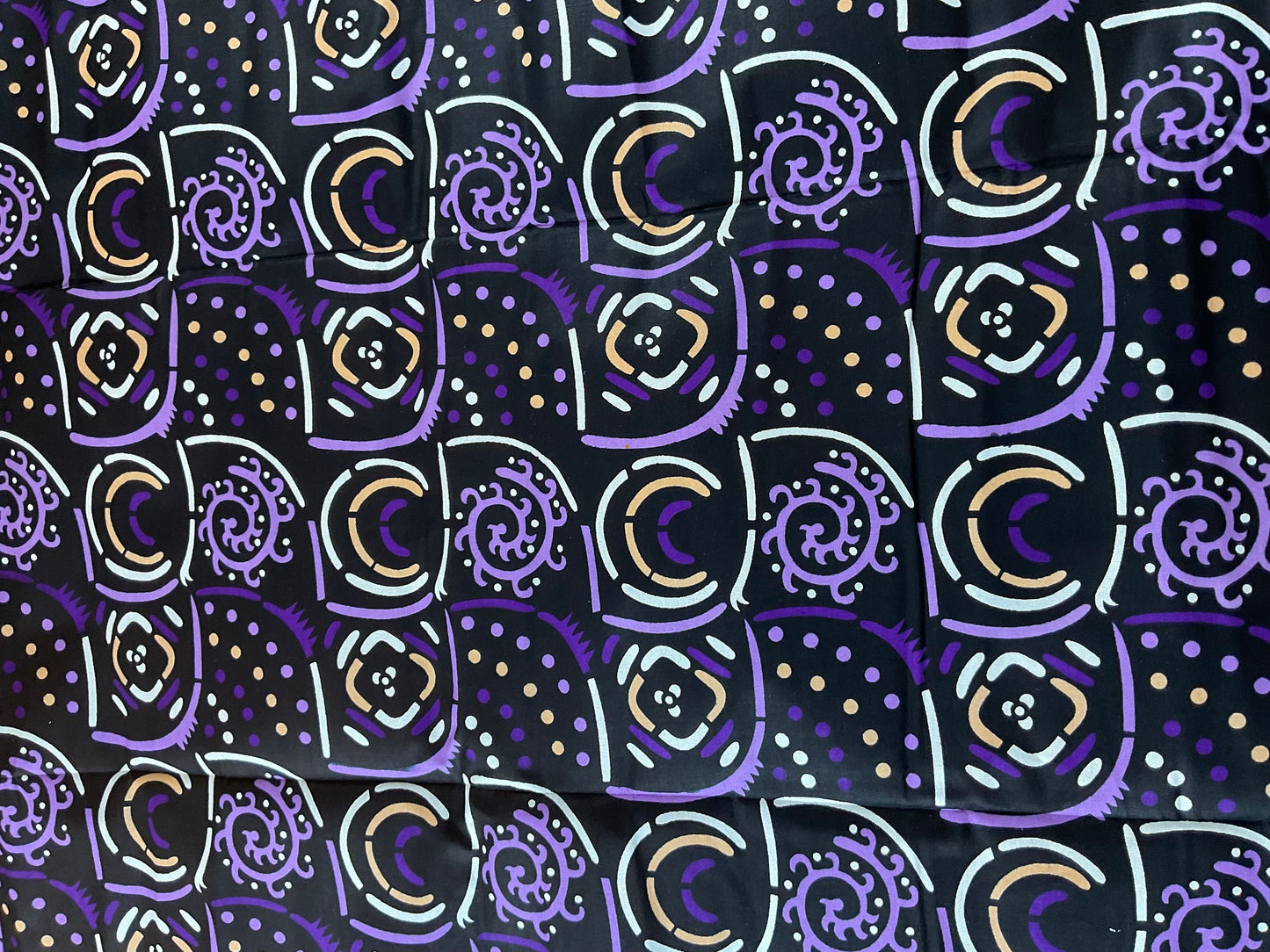 African Fabric/African prints/ Ankara fabric/ Wax print/ African fabric by the yard/ face mask fabric/MK120/PURPLE FABRIC
