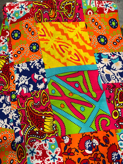 African Fabric/African prints/ Ankara fabric/ African fabric by the yard/African fabric/ African fabric 6 yards/MK109/African Headwrap/Black