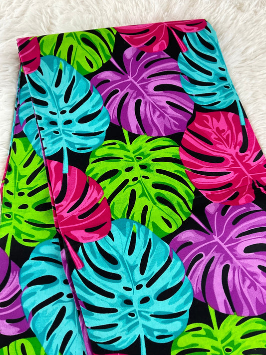 African Fabric/ African Print Fabric/African Wax Fabric/Ankara-Teal Pink Green Fabric/Gift For Her/Fabric/DT0z