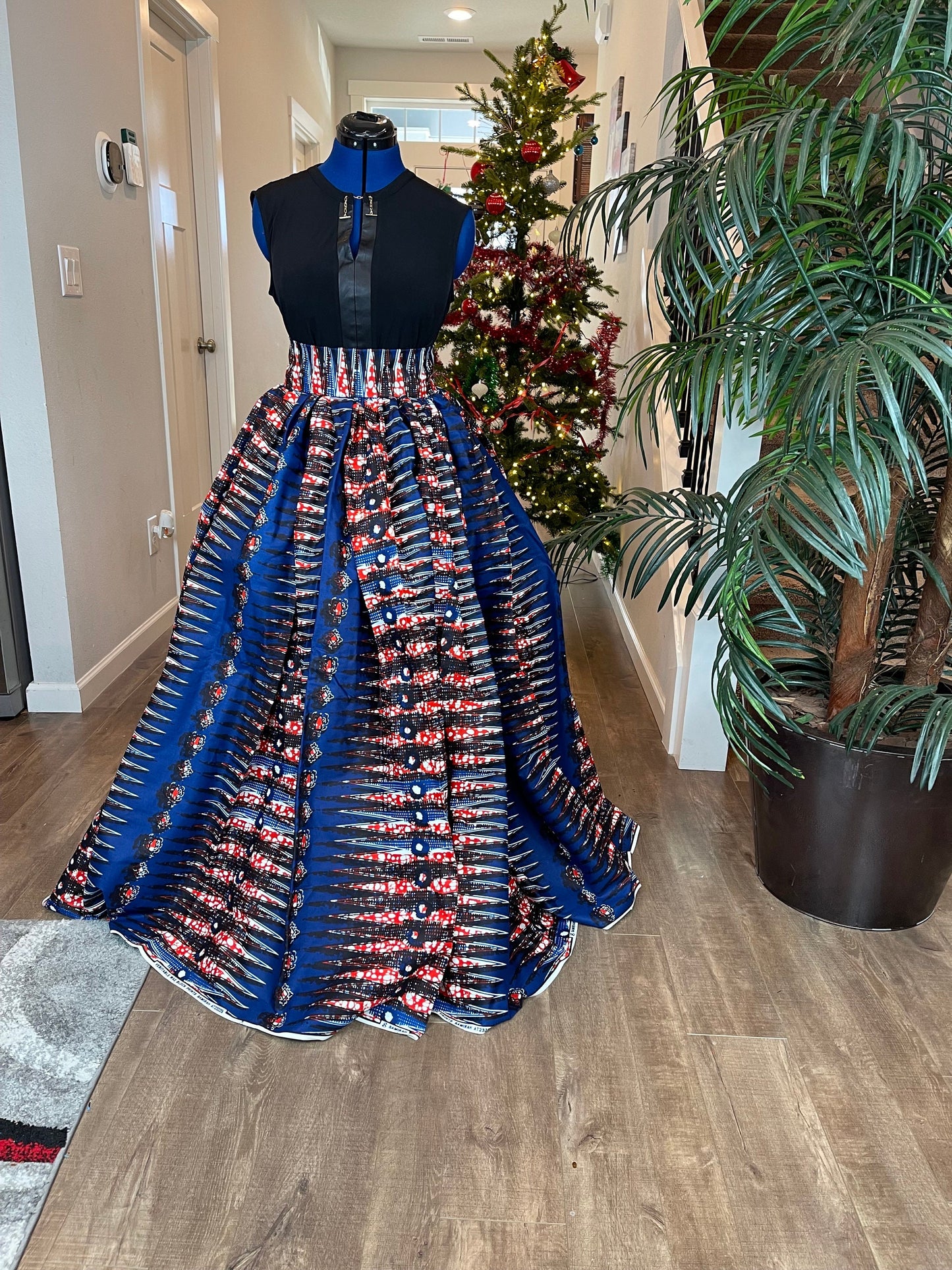 African Skirt/Ankara Skirt/Maxi Skirt/VA55