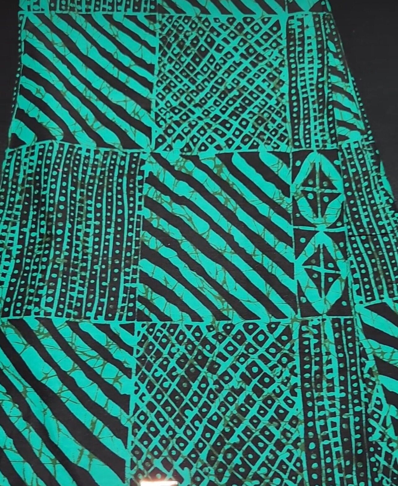 African Fabric/African prints/ Ankara fabric/ African fabric per yard/ African fabric for crafts/ African fabri/DK01/Green Fabric