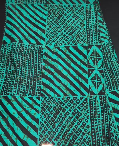 African Fabric/African prints/ Ankara fabric/ African fabric per yard/ African fabric for crafts/ African fabri/DK01/Green Fabric