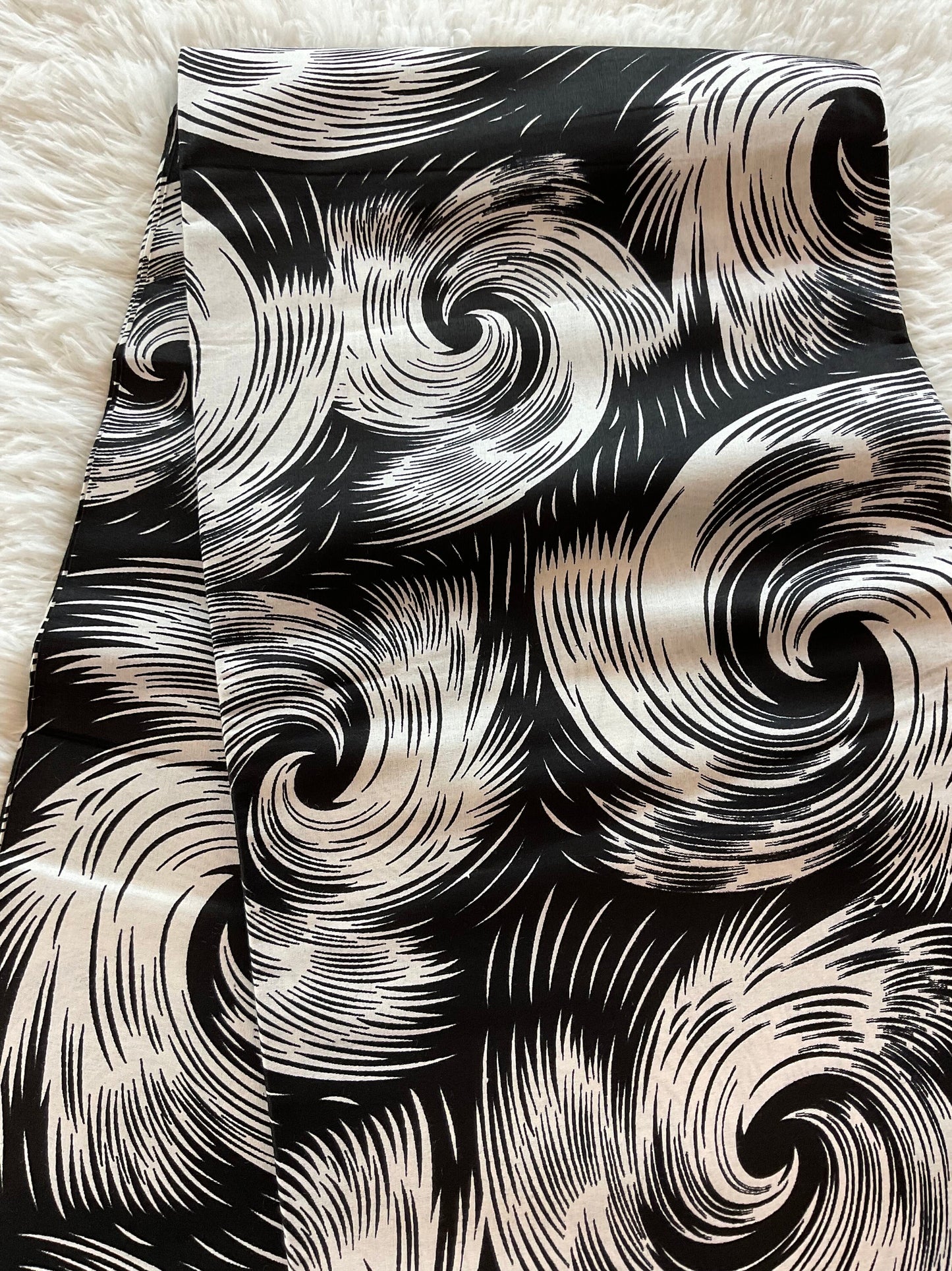 African Fabric/African prints/ Ankara fabric/ African fabric by the yard/African fabric/ African fabric 6 yards/MK123/Black and white Fabric