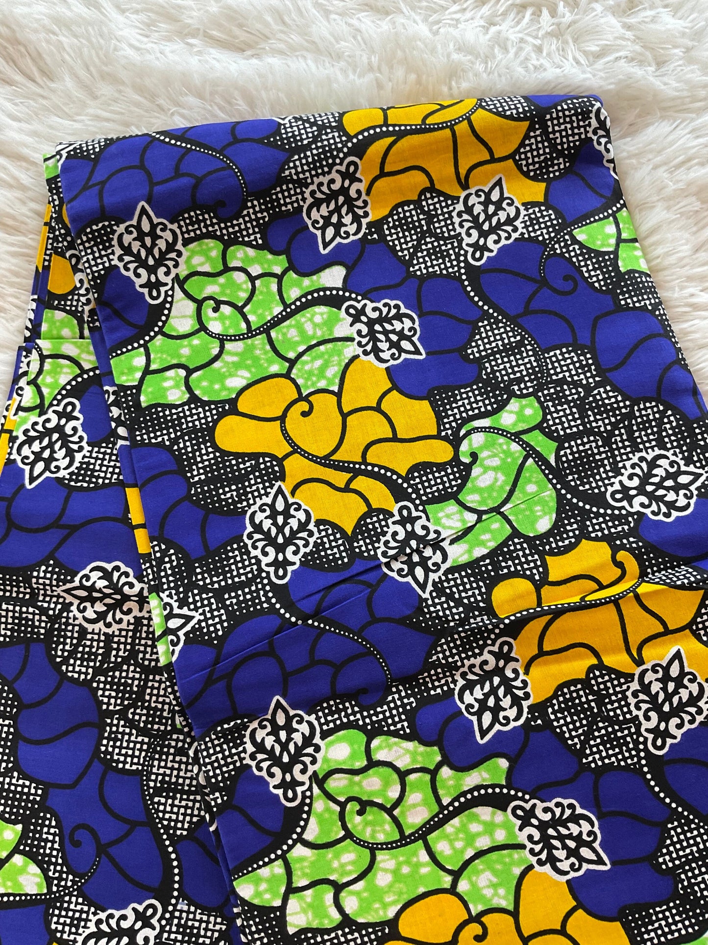Multicolor African Fabric/African prints/ Ankara fabric/ African fabric per yard/ African fabric for crafts/ African fabri/DK09