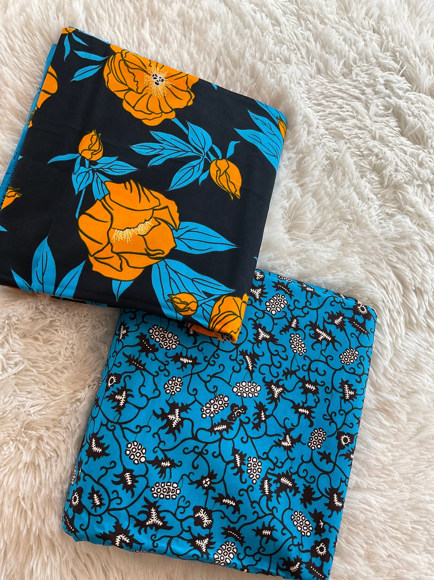 Mix and matched African Fabric/Ankara fabric/ African fabric by the yard/ Wax prints/ Africa Print/African Dress/MK431K//African Fabric