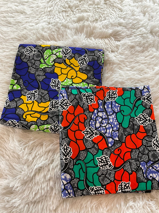 Mix and matched African Fabric/African prints/ Ankara fabric/ African fabric by the yard/ Wax prints/ African fabric for appare/MK432f