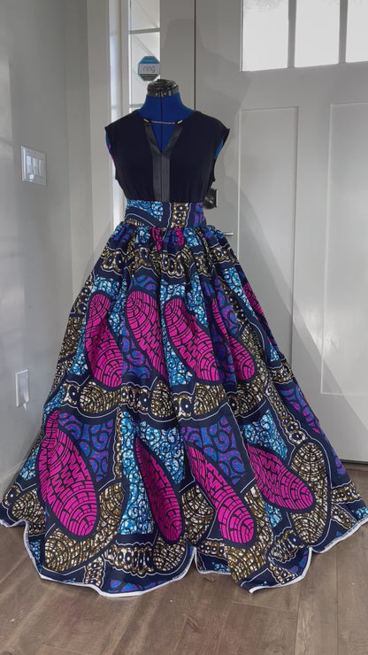 African Skirt/Ankara Skirt/Plus Size Skirt/African Print/JT2