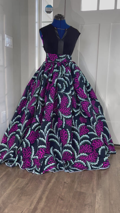 African Skirt/Ankara Skirt/Plus Size Skirt/African Print/JT2