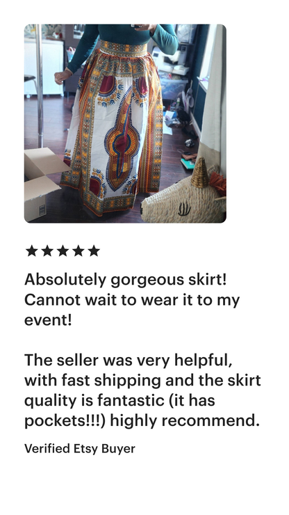 African Skirt/Ankara Skirt/African Clothing For Women/VA3