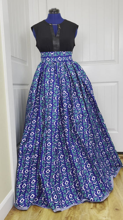 African maxi skirt/ African women clothing/ Ankara maxi skirt/ African print skirt/ Ankara skirt/ skirt