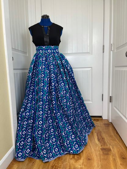 African maxi skirt/ African women clothing/ Ankara maxi skirt/ African print skirt/ Ankara skirt/ skirt